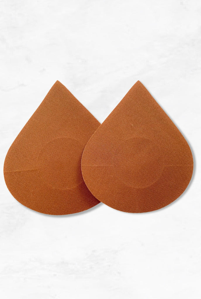 sleek and chic boob pasties are long-lasting. These satin nipple stickers stay smooth with your skin while keeping your nipples covered for up to 12 hours